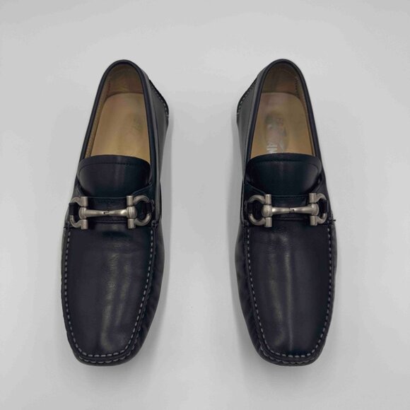 Salvatore Ferragamo Pargi Black Leather Size 7 main image 4